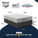 Ver imagem 5 de Cama Box Baú com Colchão Mola Ensacada Ortobom Plenno Queen