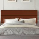 Ver imagem 1 de Painel Estofada Argentina 195cm King Size para Cama Box Quarto Suede Terracota Telha - Gat Magazine