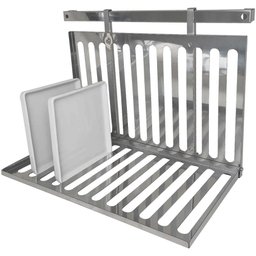 Escorredor de Louças Inox Suspenso Dobrável com Barra Cozinha 40cm Domama Haus - 1