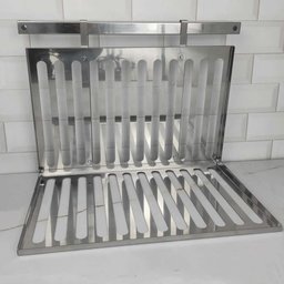Escorredor de Louças Inox Suspenso Dobrável com Barra Cozinha 40cm Domama Haus - 2