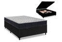 Ver imagem 1 de Box Baú Casal Preto + Colchão de Espuma D45 - Ortobom - Airtech 150 60x138x188cm