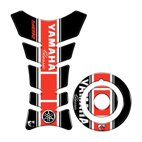 Kit Protetor Tanque Bocal Vermelho Yamaha Classic Ybr