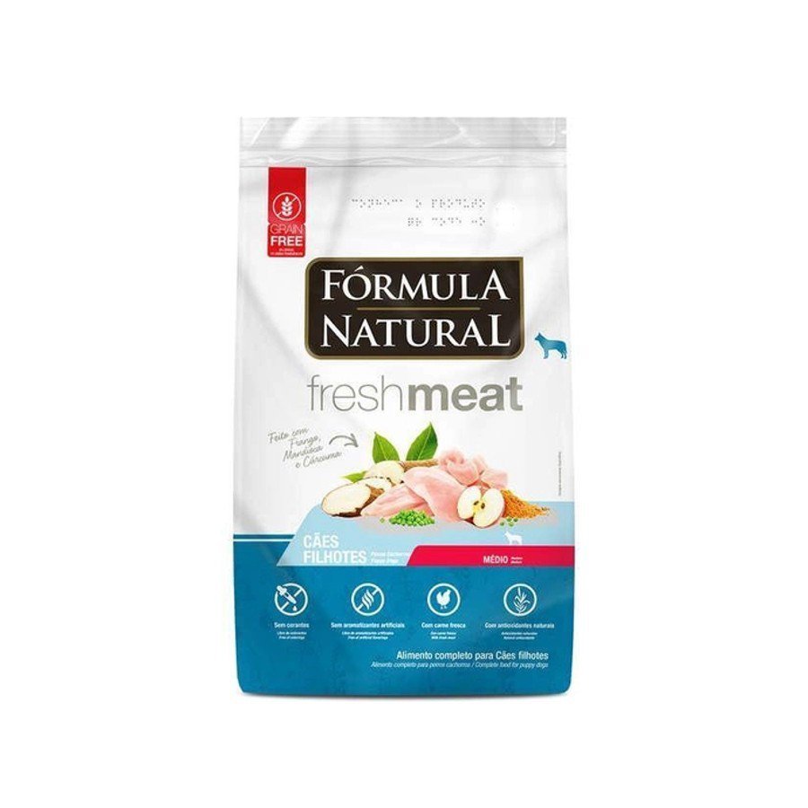 Ração Formula Natural Fresh Meat Filhote Medio 12Kg