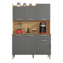 Ver imagem 1 de Kit de Cozinha 1 Gaveta e 6 Portas Dora Freijó Gris