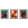 Quadro mdf preto 80x140 universo colorido mod 32 - 1