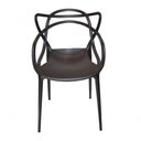 Ver imagem 2 de Conjunto Com 2 Cadeiras Monobloco Allegra Preta