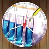 Relógio De Parede Química Laboratórios Biologia Com 40 Cm R3 - 3