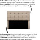 Ver imagem 7 de Cabeceira Cama Box Queen 160 Cm Bianca Suede Bege Claro
