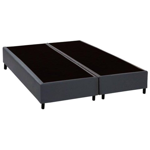 Cama Box Base King Universal Courano Gray (186x198x20) - Costa Rica