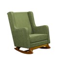 Ver imagem 3 de Poltrona de Amamentação Balanço Diana com Puff Boucle Verde - Lg Decor Baby