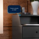 Ver imagem 3 de Mesa de Cabeceira Retrô 4 Gavetas - Mod.3005 Cor:preto