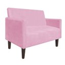 Ver imagem 1 de Poltrona Namoradeira Jade Rosa Bebê Slk Decor