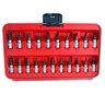 Jogo 46 Ferramentas Embralumi Chaves Soquetes Catraca Bits CRV 1/4 - 5