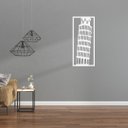 Ver imagem 3 de Quadro de Parede Torre de Pisa em MDF - Branco