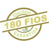 Jogo Lençol 4 Peças Cama Viúva 2,03mx1,20mx35cm 100% Algodão 180 Fios Ponto Palito Losangos Borbolet - 4