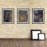 Quadro mdf preto 45x96 universo colorido mod 92 - 2