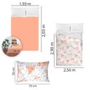 Ver imagem 5 de Jogo de Cama King Size 130 Fios Fiori - Vitória (7789)