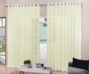 Ver imagem 1 de cortina para sala quarto voal liso palha 6,00x2,80