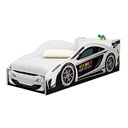 Ver imagem 1 de Cama Carro Com Baú Lizzy Infantil Branco Com Colchão