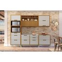 Ver imagem 6 de Armário Aéreo P- Cozinha Imperatriz C- 1 Porta Basculante 80cm Freijo-off White - Nesher