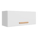 Ver imagem 1 de Armário Aéreo Geladeira Intenza 80cm 1 Porta Basculante Branco - Nicioli