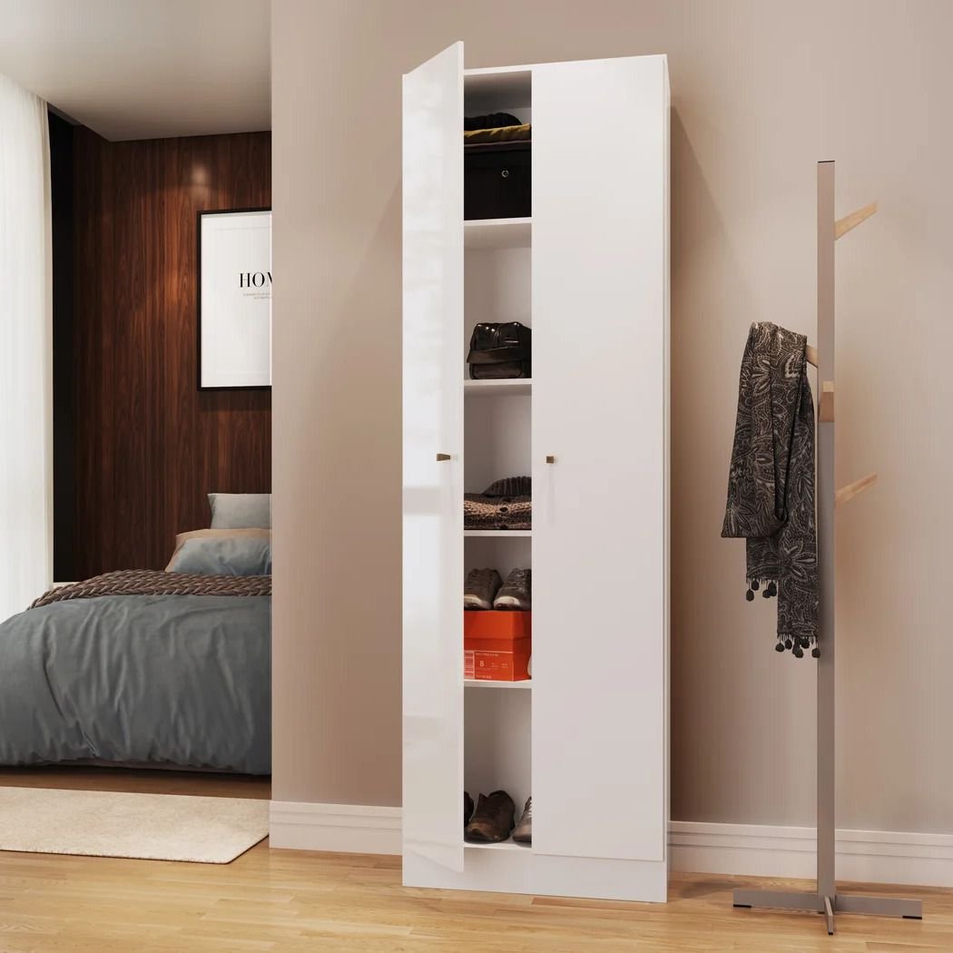 Armário Multiuso 2 Portas Xangai Branco | MadeiraMadeira