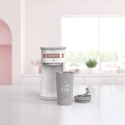 Cafeteira Elétrica Cadence Dream Rosé Gold com Copo Térmico - 220V - 3