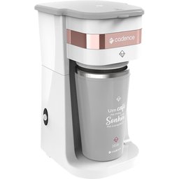 Cafeteira Elétrica Cadence Dream Rosé Gold com Copo Térmico - 220V - 5