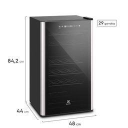 Adega Climatizada Electrolux 29 Garrafas Wdf29 Preto 220v - 4