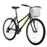 Bicicleta Houston Foxer Maori Freios V-Brake com Cesta Aro 26 21V Preta FX26M3R - 1