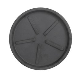 Base Redonda 36 X 3 Cm Vasart 18 - Antique Preto - 1