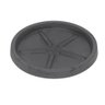 Base Redonda 36 X 3 Cm Vasart 18 - Antique Preto - 2