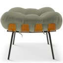Ver imagem 6 de Poltrona Costela L02 com Puff Bouclê Oliva - Lyam Decor