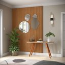 Ver imagem 3 de Painel Decorativo Revestimento Ripado Mdf Naturale 250x496cm