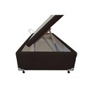 Ver imagem 5 de Cama Box Baú Universal Solteiro Courano Brown New (78x188x35) - Castor