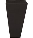 Ver imagem 1 de Vaso Planta 60x30 Trapézio Parede Polietileno - PRETO 002