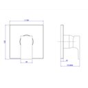 Ver imagem 2 de Acabamento de Monocomando de Chuveiro 4993 Unic Cromado Deca