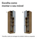 Ver imagem 4 de Paneleiro 60 Cm 3 Portas Rustic/cinza Lux Madesa Rustic/cinza