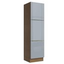 Ver imagem 1 de Paneleiro 60 Cm 3 Portas Rustic/cinza Lux Madesa Rustic/cinza