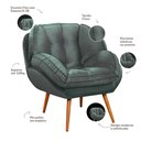 Ver imagem 4 de Kit 2 Poltronas Évora em Madeira Eucalipto Movellu Home