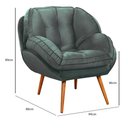 Ver imagem 3 de Kit 2 Poltronas Évora em Madeira Eucalipto Movellu Home