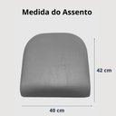 Ver imagem 5 de Kit 4 Cadeiras Cozinha Mesa Sala Paris Estofada Confortável Fibra Sintética e Corino