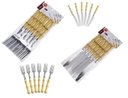 Ver imagem 1 de Jogo de Garfo e Faca Inox Cabo Plástico Estilo Bambu 12 Pç