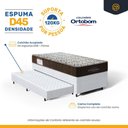 Ver imagem 5 de Cama Box com Colchão de Espuma D45 Solteiro Ortobom Iso 150 + Auxiliar Unique Solteiro 88cm