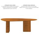 Ver imagem 7 de Mesa de Jantar 8 Lugares 200cm Tampo Oval