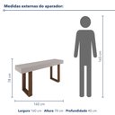 Ver imagem 3 de Aparador Éden - Largura: 160 cm - Cor: Off White/Avelã