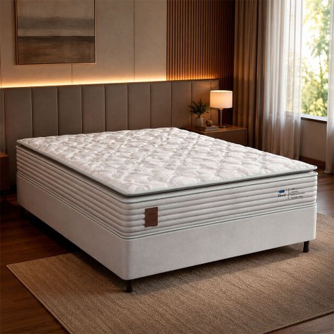 Cama Box Casal Sinai Pillow Super 138x76cm Probel