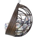 Ver imagem 2 de Balanço Ninho Suspenso Hungria em Alumínio e Fibra Sintética - Teto, Jardim, Área