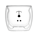 Ver imagem 2 de Caneca Urso Dupla Camada de Vidro Resistente Ao Calor – 250m