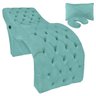 Maca Mesa Profissional com Vibroterapia Massagem Clínica Veludo Azul Tiffany SOFA STORE - 1